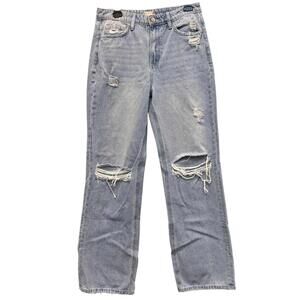 Altar'd State High Waisted Distressed Mom Jeans; Size 29